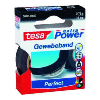 tesa extra Power Gewebeband 2,75mx19mm grau