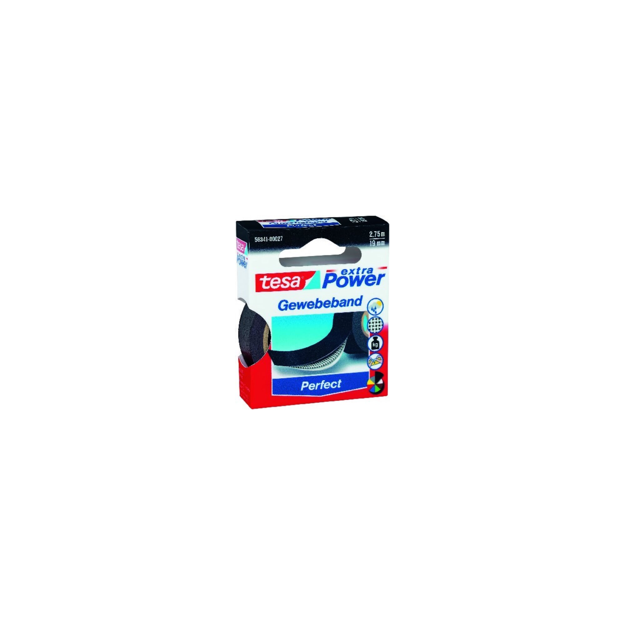 tesa extra Power Gewebeband 2,75mx38mm blau