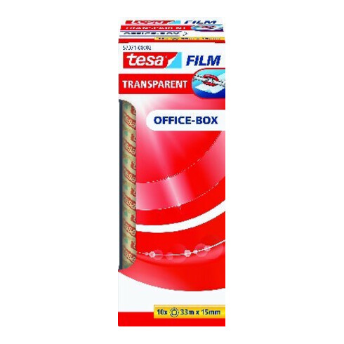 Tesa-Film 66m:15mm transpin Multibox 57372