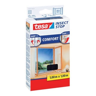 tesa Fliegengitter Premium 1,3mx1,3m anthrazit