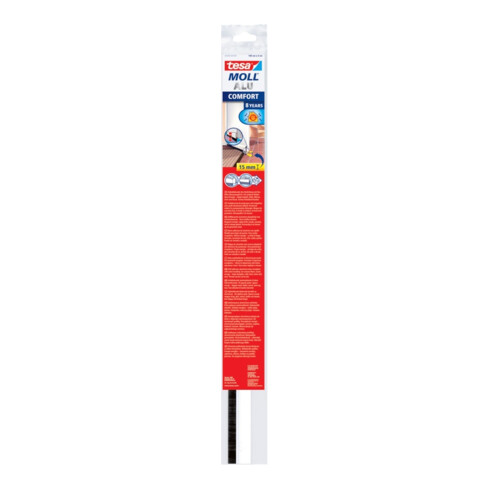 tesa Joint de porte 5405 brun pour fentes jusqu'à 15 mm irrégulières