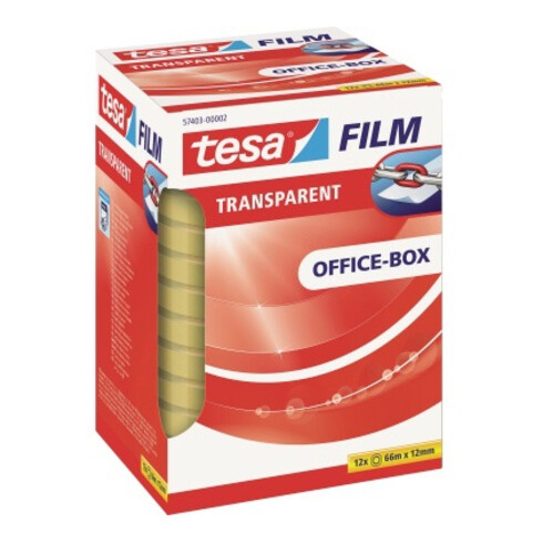 tesa Klebefilm tesafilm OfficeBox 57403-00002 tr 12 St./Pack.