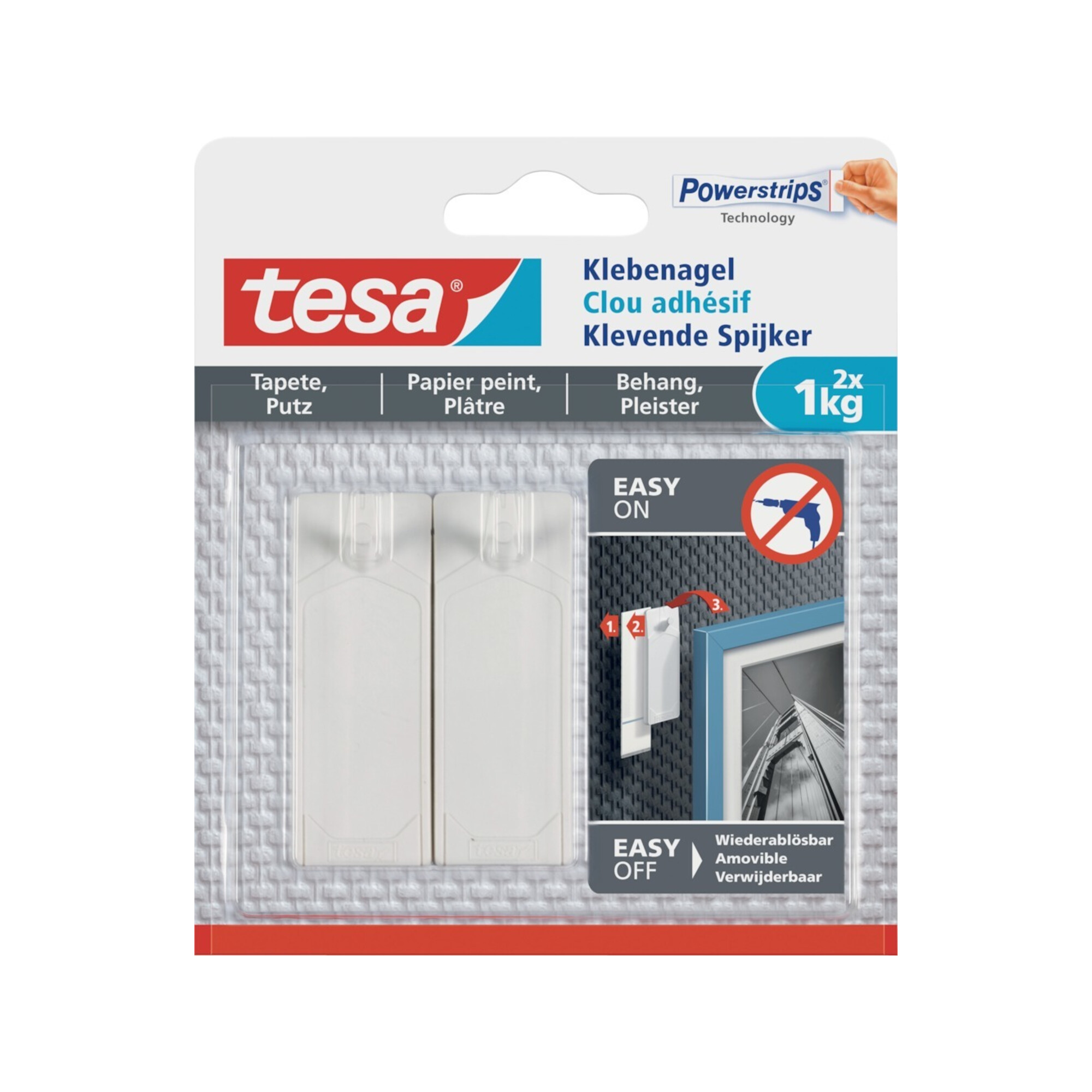 tesa Klebenagel Tapete&Putz, 0,5 kg
