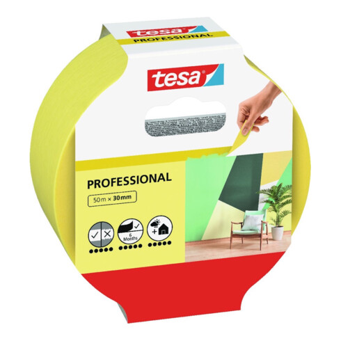 tesa Malerband Professional, 50 m x 30 mm
