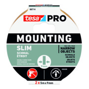tesa Mounting PRO Étroit 2x 5m : 9mm 66714-00000-00