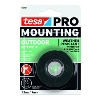 tesa Mounting PRO Outdoor 1,5 m : 19 mm 66751-00000-00