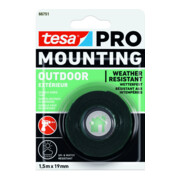 tesa Mounting PRO Outdoor 1,5 m : 19 mm 66751-00000-00