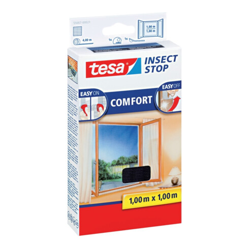 tesa Moustiquaire Porte Comfort 2x0,65m x 2,2m anthracite