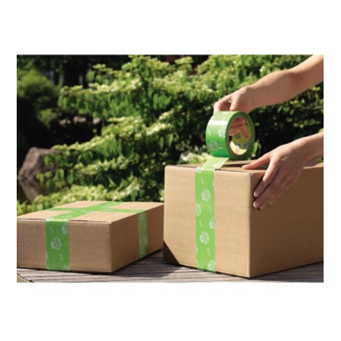 tesa Packband tesapack Eco & Strong 58156-00000 50mmx66m Aufdruck grün