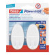 tesa Powerstrips Crochets Large Classic, blanc-1