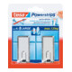 tesa Powerstrips Crochets Large Classique, chrome-1