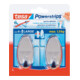 tesa Powerstrips Crochets Large Oval, chrome-1