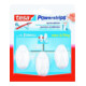 tesa Powerstrips Crochets Petit Ovale, chrome-1