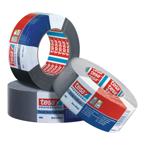 tesa® 4662 Medium Gewebeband Duct Tape 50 m × 48 mm schwarz