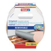tesa® 55729 Doppelseitiges Verlegeband Removable 5 m × 50 mm