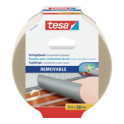 tesa® 55735 Doppelseitiges Verlegeband Removable 25 m × 50 mm transparent