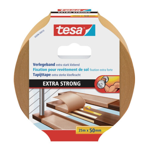 tesa® 5696 Ruban de pose double face 25 m × 50 mm