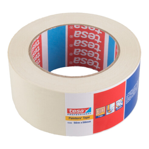 tesa Ruban adhésif beige clair Tesakrepp 4348 50m x 50mm