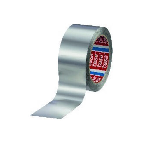 tesa Ruban aluminium 50 m x 50 mm, 50 µ, sans liner