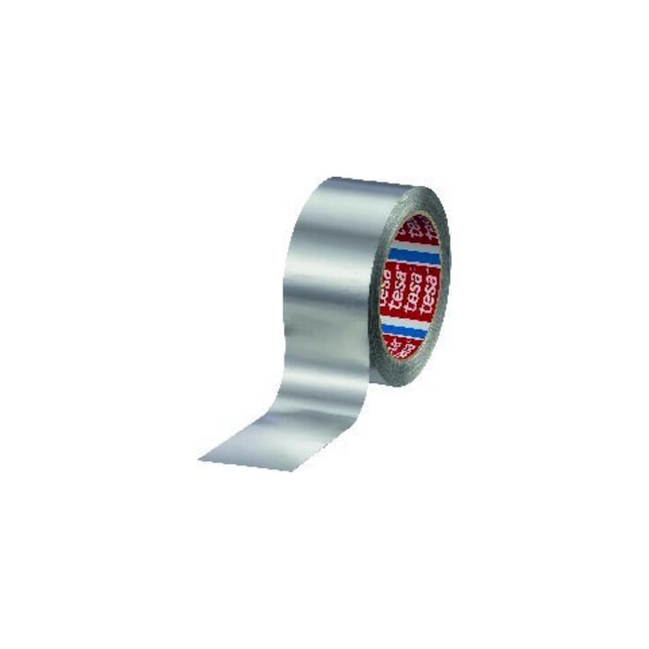 tesa Ruban aluminium 50 m x 50 mm, 50 µ, sans liner