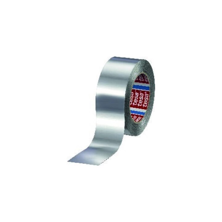 tesa Ruban aluminium 50 m x 50 mm, 50 µ, sans liner