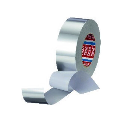 tesa Ruban aluminium 50 m x 50 mm, 75 µ, avec liner