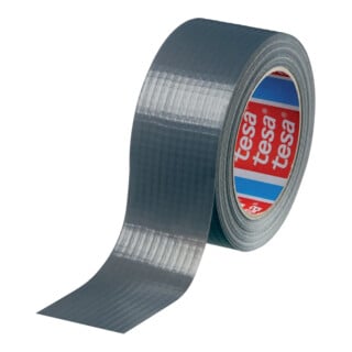 tesa Ruban textile argent mat 4610 50mx50mm