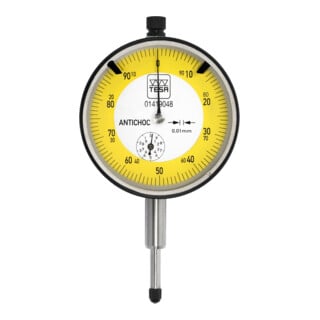 TESA Technology Analoge Messuhr IP40 mit drehbarem Skalenblatt Ø 58 mm, 10 mm, 0,01 mm