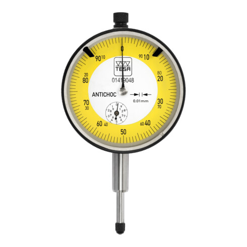 TESA Technology Analoge Messuhr IP40 mit drehbarem Skalenblatt Ø 58 mm, 10 mm, 0,01 mm