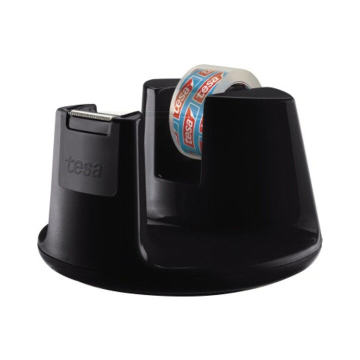 tesa Tischabroller Easy Cut Compact 53827-00000 schwarz +Klebefilm