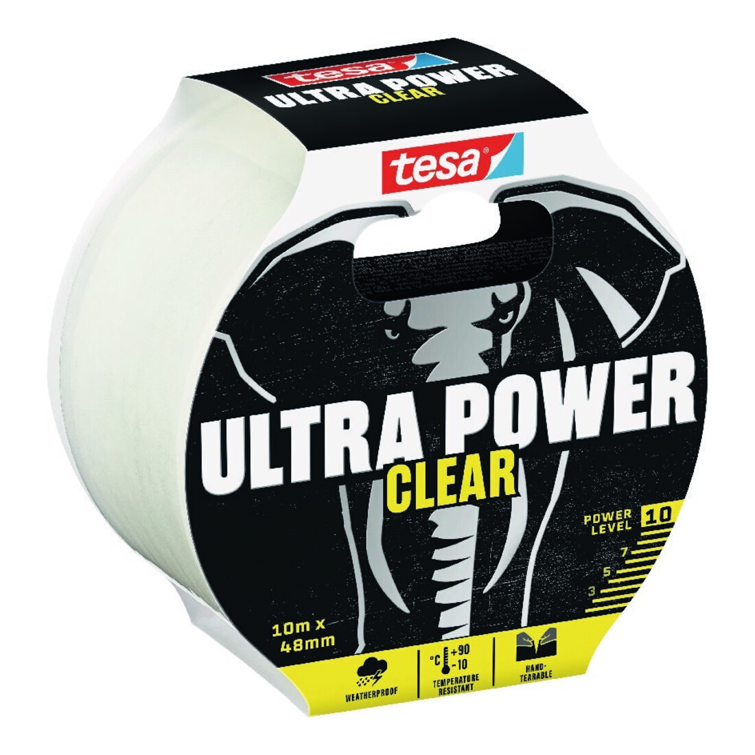 tesa Ultra Power Clear Tape transparent 10m:48mm