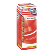 tesafilm® transparent, 8 Rollen 33 m : 19 mm, Office Box