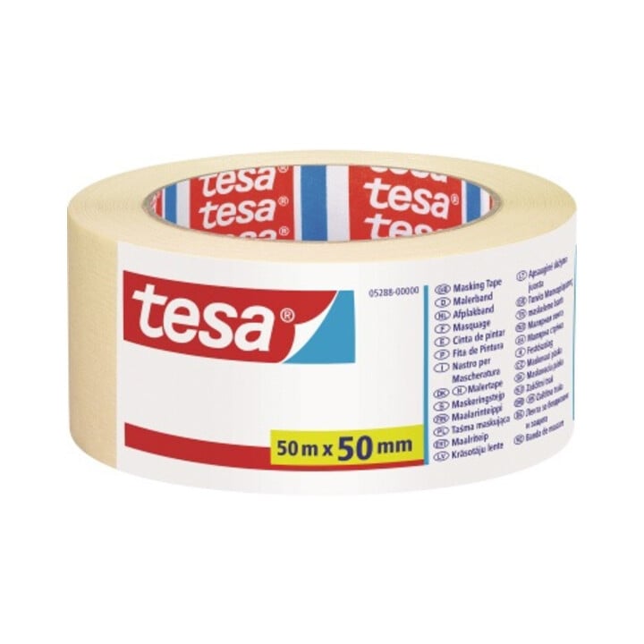 Tesakrepp 5288 50m:50mm Chamois Universal