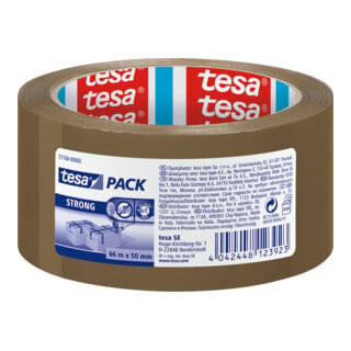 tesapack 57168 66mx50mm braun