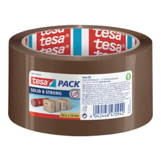 tesapack 66m x 50mm braun 58641