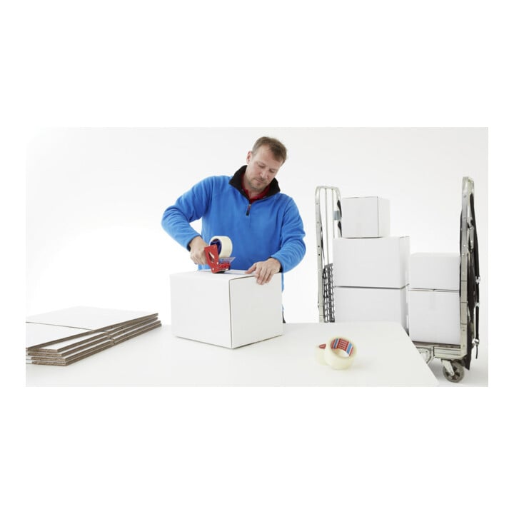 tesapack® 4280 Verpackungsklebeband 66 m × 50 mm transparent