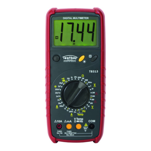 Testboy 313 Digital – Multimeter mit automatischem Messbereichsschutz 600 V