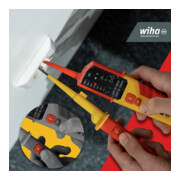 Testeur de tension et de continuité Wiha 0,5 – 1 000 V CA, CAT IV 2 piles AAA incluses-5