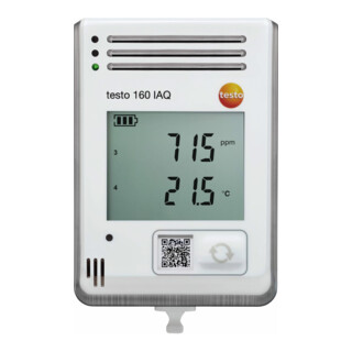 Testo 160 IAQ Funk-Datenlogger mit Display und integrierten Sensoren