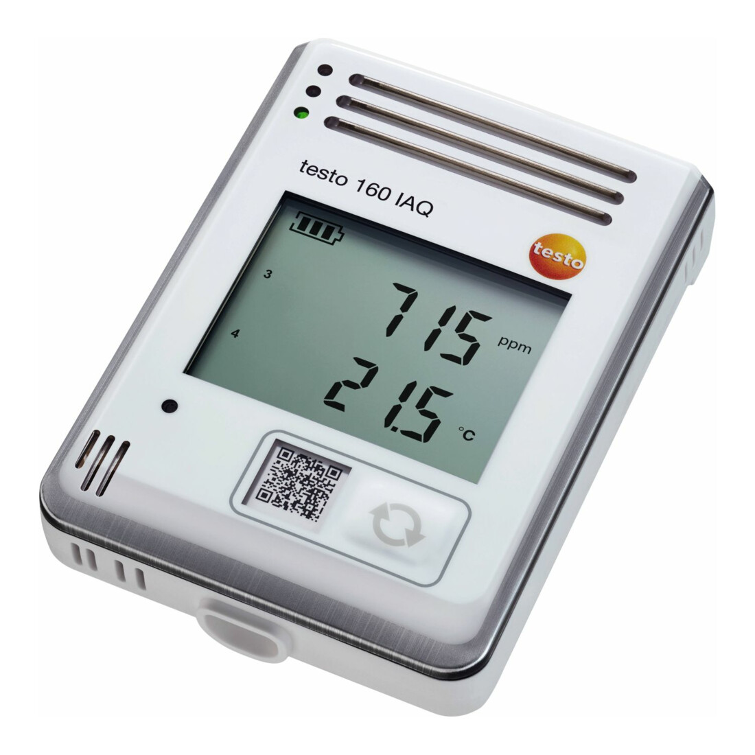 Testo 160 IAQ Funk-Datenlogger mit Display und integrierten Sensoren