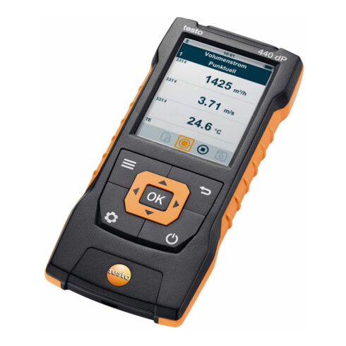 Testo 440 dP Klimamessgerät inkl. Differenzdrucksensor
