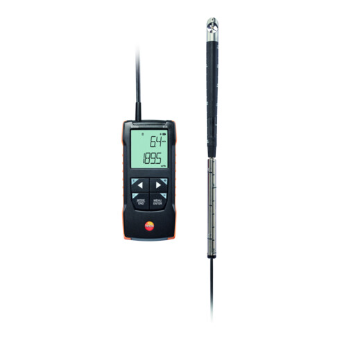 Testo Anémomètre numérique à hélice 416, 16 mm avec connexion à une application