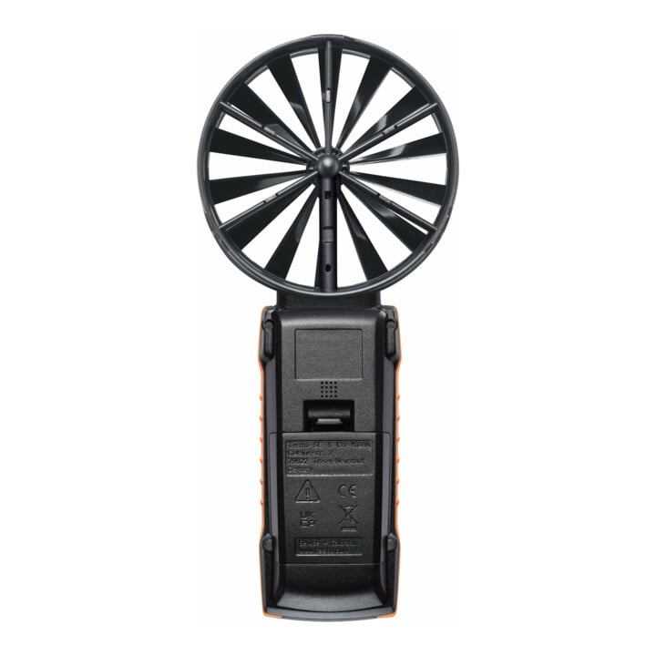 Testo Anémomètre numérique à hélice 417, 100 mm avec connexion à une application