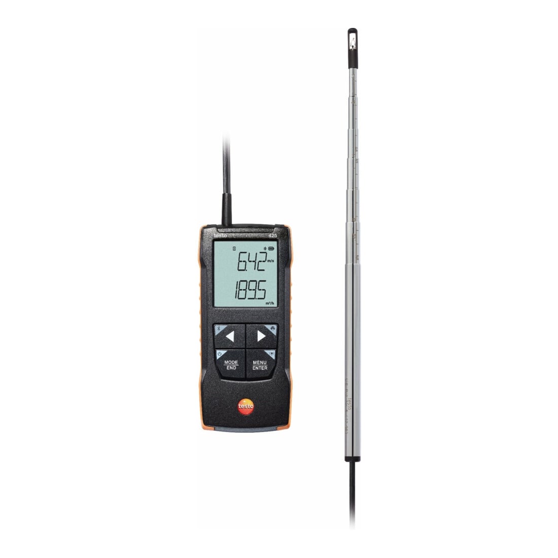 Testo Anemometro digitale a filo caldo 425 con connessione app