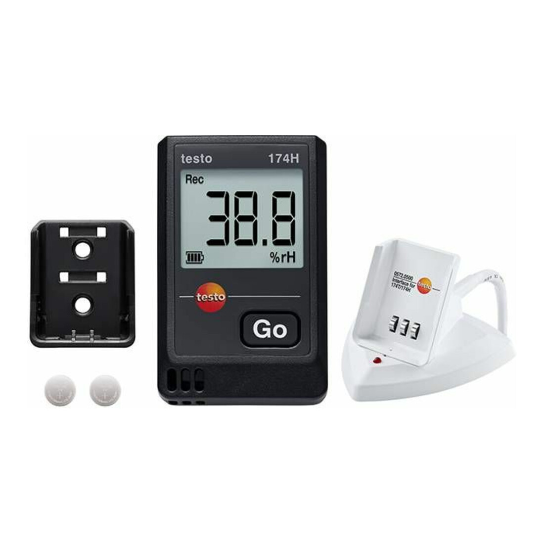 TESTO Datalogger met USB-dockingstation, Type: 174H