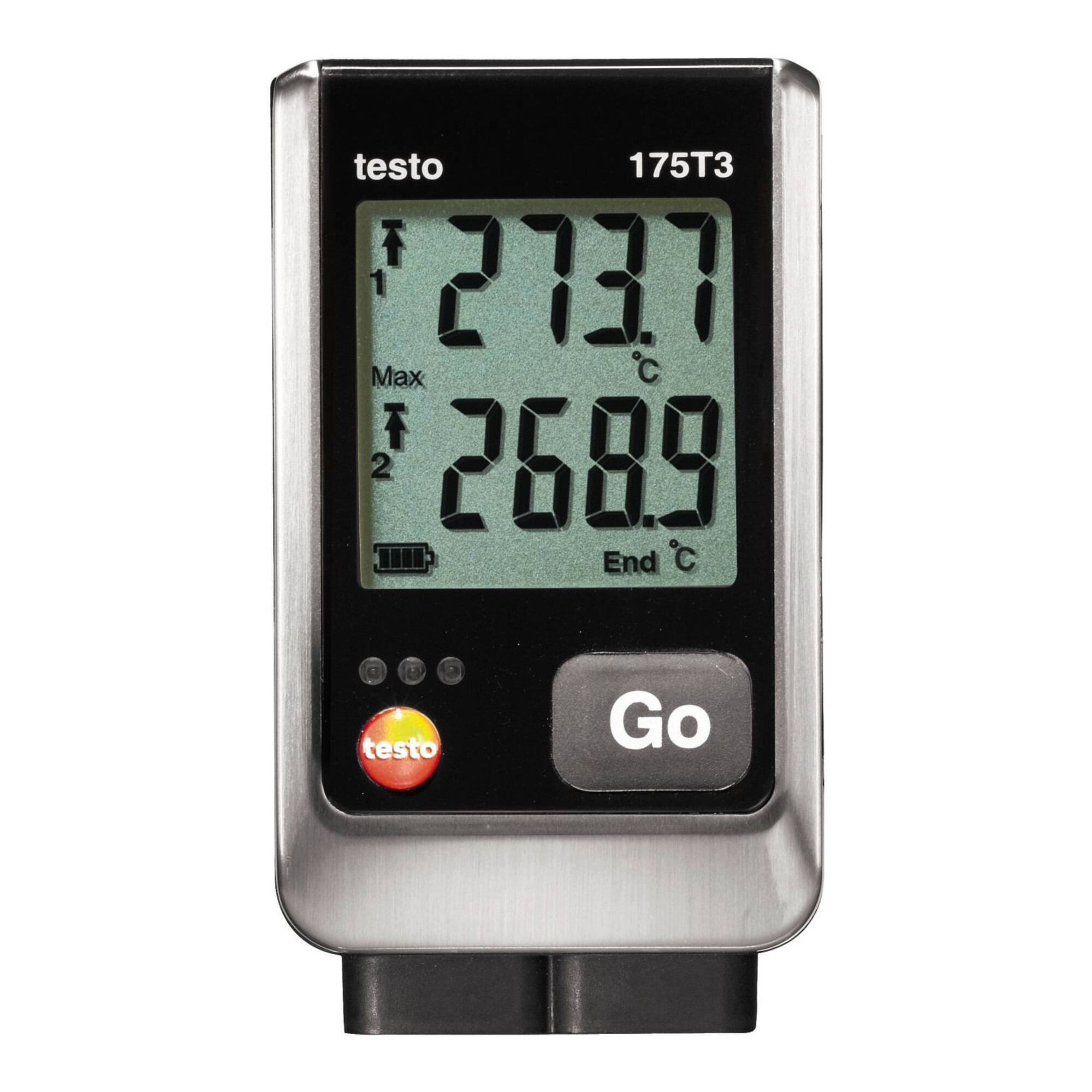 Testo 175T3 Datenlogger für Temperatur und Feuchte mit zwei Fühlern, 0572 1753