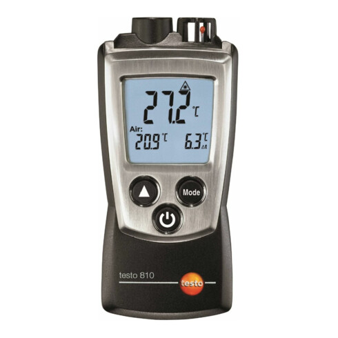 TESTO Lucht- en infrarood-temperatuurmeter, Type: 810