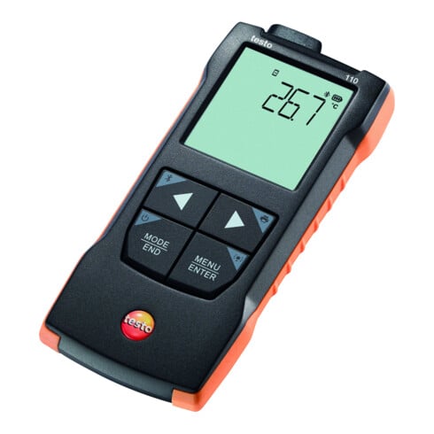 Testo NTC en Pt100 Temperatuurmeter 110 met App Aansluiting