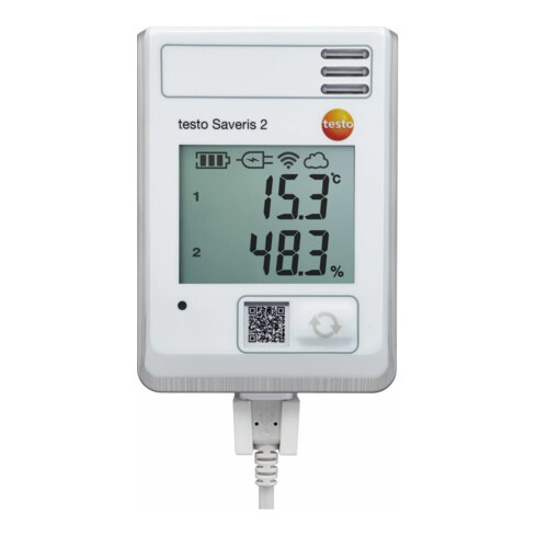 Testo Saveris 2-H1 Enregistreur de données sans fil, sondes de température et d'humidité intégrées
