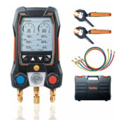 Testo Smart Set 550s con tubi di riempimento Smart e aiuto montatore digitale